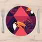 Kit: 4 Capas de Sousplat Redondo Toucan - 35x35 Kit: 4 Capas de Sousplat Redondo Toucan - 35x35