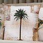 Kit: 4 Capas de Almofada Decorativas Tropical Sand