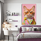 Tela Decorativa Grande Fashion Cat 