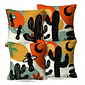 Kit: 4 Capas de Almofada Decorativas Sertao