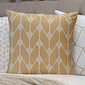Kit: 4 Capas de Almofada Decorativas Geométrica Gilt