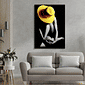 Tela Decorativa Grande Yellow Hat