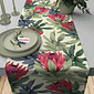 Trilho de Mesa Caminho de Mesa Protea Floral - 50x140cm - Trilho de Mesa Caminho de Mesa Protea Floral - 50x140cm -