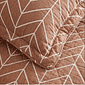 Kit: 1 Cobre-leito Bouti de Microfibra Ultrassonic Estampada + Porta-Travesseiros - Theo Bege