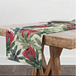 Trilho de Mesa Caminho de Mesa Protea Floral - 50x140cm -   