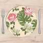 Kit: 4 Capas de SOUSPLAT Redondo Ava Floral - 35x35 -   
