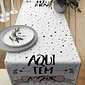 Trilho de Mesa Caminho de Mesa Aqui Tem Amor - 50x140cm -   