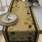Trilho de Mesa Caminho de Mesa Leticia Amarelo  - 50x140cm -   