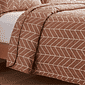 Kit: 1 Cobre-leito Bouti de Microfibra Ultrassonic Estampada + Porta-Travesseiros - Theo Bege