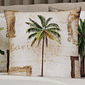 Kit: 4 Capas de Almofada Decorativas Tropical Sand