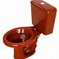 Kit Completo Vaso Sanitário Parati Com Caixa Acoplada Caramelo / Marrom Logasa