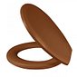 Assento Sanitário Almofadado Plus Caramelo Oval