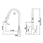 Torneira Misturador Monocomando de Cozinha Loren Flex 2257 G27 Lorenzetti