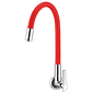 Torneira de Mesa Loren Flex Vermelha Com Bica Flexível 1177 R27 Lorenzetti