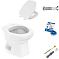 Kit Completo Vaso Sanitário Convencional Thema Branco Incepa