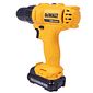 Parafusadeira Furadeira 3/8" 12V Bivolt DeWalt DCD700LC1