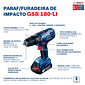 Parafusadeira Furadeira Gsb 180-Li 18V Com 2 Baterias, Carregador e Maleta Parafusadeira Furadeira Gsb 180-Li 18V Com 2 Baterias, Carregador e Maleta
