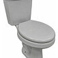 Kit Completo Vaso Sanitário Parati Com Caixa Acoplada Cinza Cromo Logasa