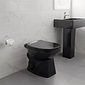 Kit Completo Vaso Sanitário Convencional Thema Preto Incepa