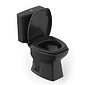 Kit Completo Vaso Sanitário Thema Preto com Caixa Acoplada Incepa Kit Completo Vaso Sanitário Thema Preto com Caixa Acoplada Incepa