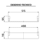 Porta Shampoo/Prateleria Acrílica Top Cromado Docol 533906 Porta Shampoo/Prateleria Acrílica Top Cromado Docol 533906