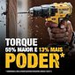 Parafusadeira/Furadeira de Impacto 1/2  Brushless Motor a Bateria 20V DeWalt