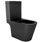 Kit Vaso Sanitário Com Caixa Acoplada Liss Ônix Docol Preto Fosco 12009743119