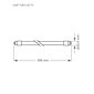 Lâmpada Led Tubular 9,9W 60cm T8 6500K Taschibra Lâmpada Led Tubular 9,9W 60cm T8 6500K Taschibra