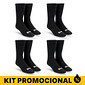 Kit Meia Performance Norden Basica Preto - 4 Pares