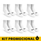 Kit Meia Performance Norden Cano Curto Branco - 6 Pares Kit Meia Performance Norden Cano Curto Branco - 6 Pares