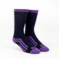 Meia Performance Pro Norden em Emana Preto e Roxo - TAM: 34/37