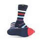 Meia Casual Norden Listras Azul Meia Casual Norden Listras Azul