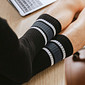 Meia Esportiva Norden Stripe Preto e Cinza Meia Esportiva Norden Stripe Preto e Cinza