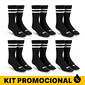 Kit Meia Performance Norden Old Style Preto e Branco - 6 Pares Kit Meia Performance Norden Old Style Preto e Branco - 6 Pares