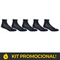 Kit Meia Cano Curto Norden Preto 38/43 - 5 Pares Kit Meia Cano Curto Norden Preto 38/43 - 5 Pares