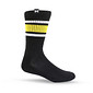 Meia Esportiva Norden Stripe Preto e Amarelo