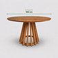 Conjunto De Jantar Mesa Redonda Lira Com 4 Cadeiras Porto Caramelo Conjunto De Jantar Mesa Redonda Lira Com 4 Cadeiras Porto Caramelo