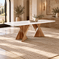 Mesa Vitta Branca 240x120 cm para Conjunto