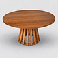 Conjunto De Jantar Mesa Redonda Lira Com 4 Cadeiras Porto Caramelo Conjunto De Jantar Mesa Redonda Lira Com 4 Cadeiras Porto Caramelo
