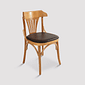 Cadeira Alemanha Estofada em Madeira Maciça com Design Rústico Elegante Cadeira Alemanha Estofada em Madeira Maciça com Design Rústico Elegante