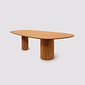 Mesa de Jantar Orgânica Brisa 4 a 10 Lugares em Madeira Laminada Design Contemporâneo Mesa de Jantar Orgânica Brisa 4 a 10 Lugares em Madeira Laminada Design Contemporâneo