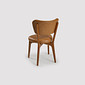 Cadeira Bari Estofada em Madeira Maciça com Design Moderno e Personalidade Cadeira Bari Estofada em Madeira Maciça com Design Moderno e Personalidade