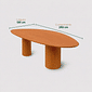 Conjunto De Jantar Mesa Nilo Organica Em Madeira Laminada Com Cadeira Seul Braços em Madeira Cor Preto Laqueado Conjunto De Jantar Mesa Nilo Organica Em Madeira Laminada Com Cadeira Seul Braços em Madeira Cor Preto Laqueado