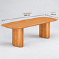 Conjunto De Jantar Mesa 240x120cm Valencia Com 6 Cadeiras Porto Conjunto De Jantar Mesa 240x120cm Valencia Com 6 Cadeiras Porto