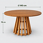 Mesa lira Redonda 120cm Em Madeira Maciça Mesa lira Redonda 120cm Em Madeira Maciça