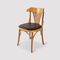 Cadeira Alemanha Estofada em Madeira Maciça com Design Rústico Elegante Cadeira Alemanha Estofada em Madeira Maciça com Design Rústico Elegante