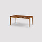 Mesa de Jantar Brioni 6 a 8 Lugares em Madeira Maciça Design Slim Mesa de Jantar Brioni 6 a 8 Lugares em Madeira Maciça Design Slim