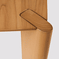 Mesa de Jantar Gênova com Tampo Laminado e Estrutura em Madeira Mesa de Jantar Gênova com Tampo Laminado e Estrutura em Madeira