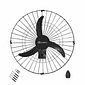 VENTILADOR OSC DE PAREDE 60 CM LIGHT 147W - MAETO VENTILADOR OSC DE PAREDE 60 CM LIGHT 147W - MAETO