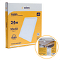 Combo 10 Painéis LED Sobrepor Quadrado 24W Solara